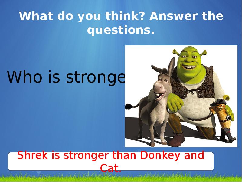 Strong comparative. Shrek stronger. Who is stronger. Who is strongest. Who is stronger compare.