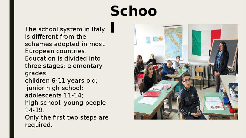 education system in italy presentation