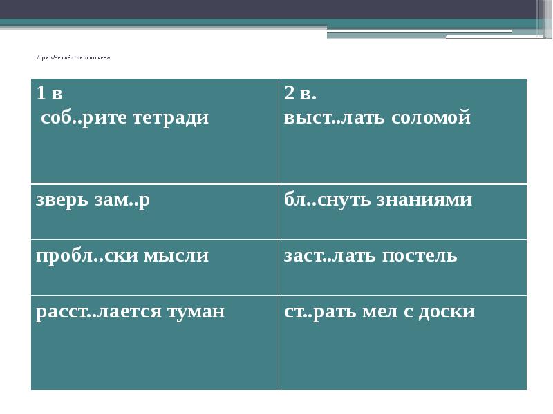 Урок презентация е и в корнях с чередованием урок в 5 классе