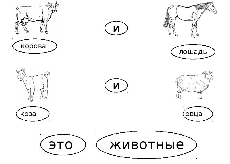 Домашние животные собака кошка корова. Домашние животные корова коза. Домашние животные коровы козы овцы. Коза задания для детей. Свинья корова лошадь и овца.