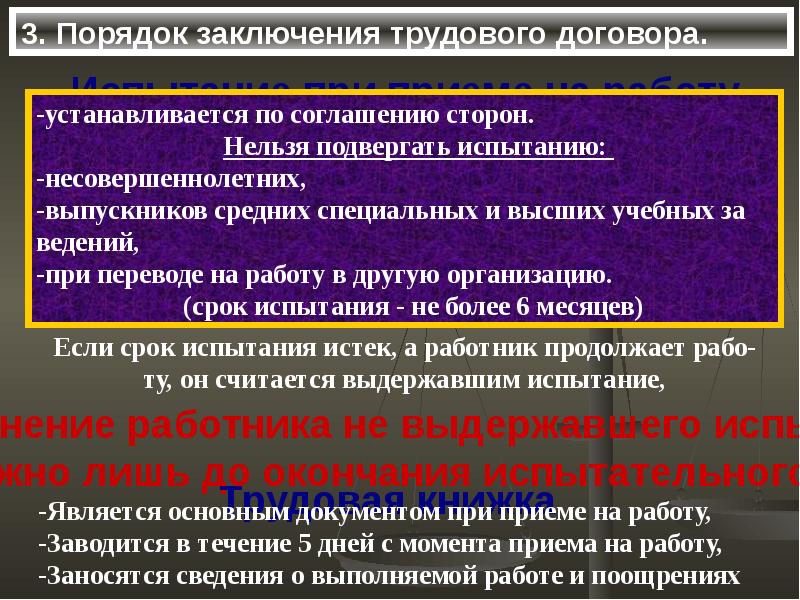 Порядок заключения трудового договора. 3. Порядок заключения трудового договора. Заключение трудового договора презентация. Изложите порядок заключения договора поставки.