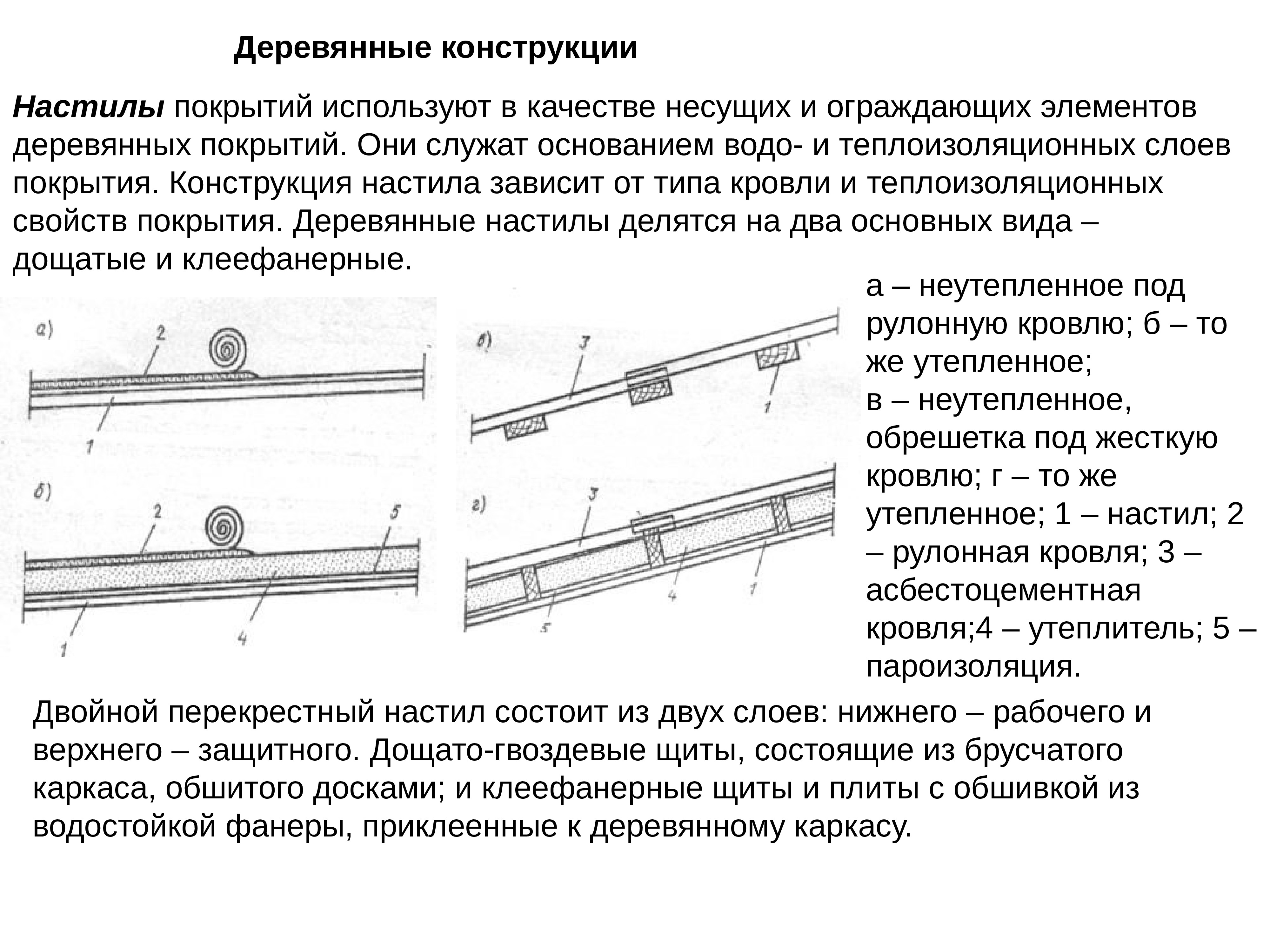 Клеефанерные щиты в конструкции кровли