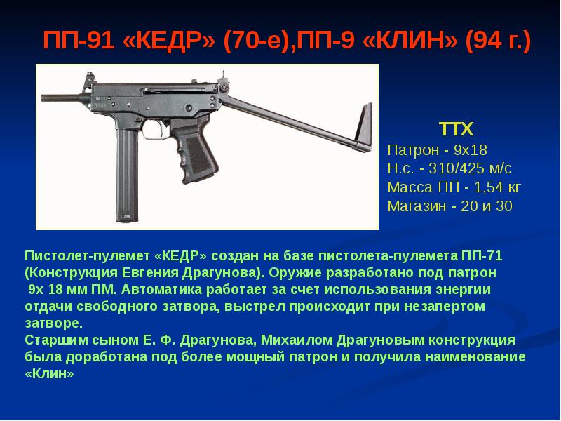 Оружие россии презентация