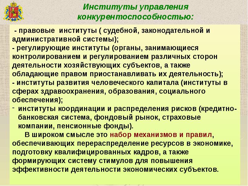 Презентация управление конкурентоспособностью