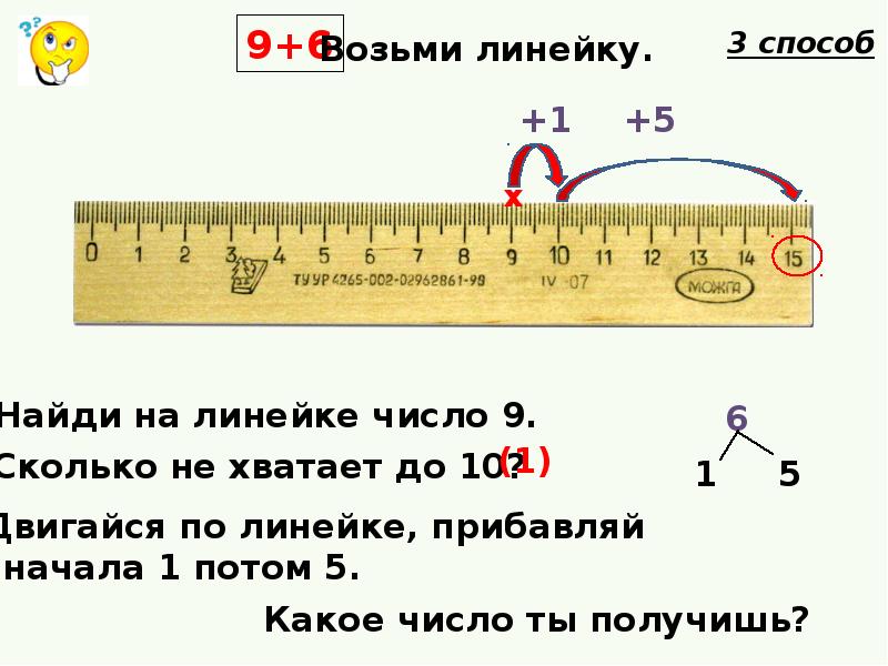 Сложение с переходом через 10 презентация