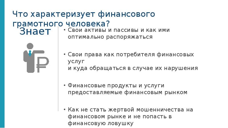 Основы финансовой грамотности презентация 11 класс