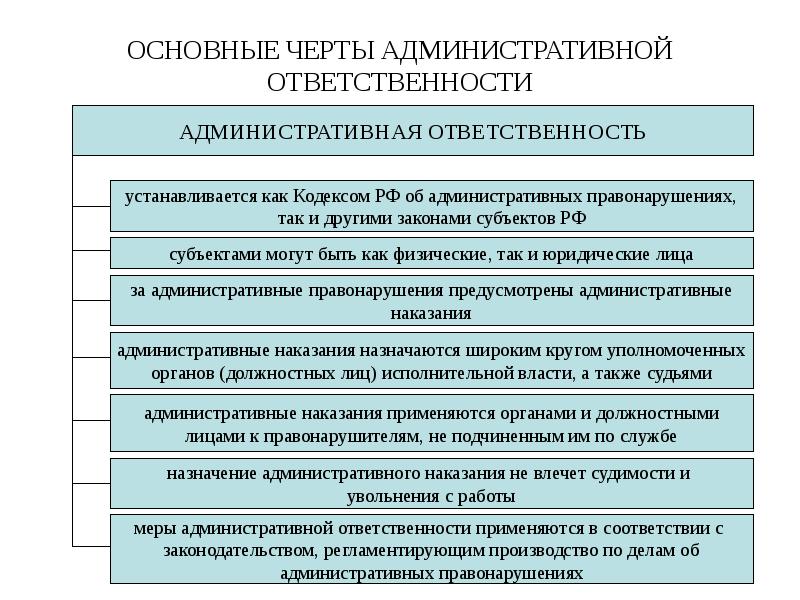 План административное правонарушение и административная ответственность