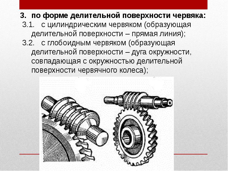 Червячные передачи презентация