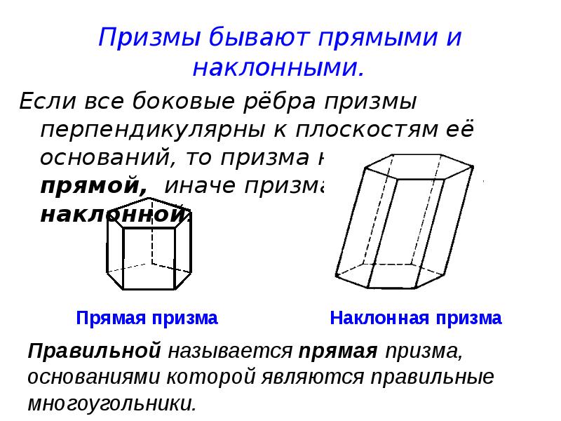 Призма 6 класс презентация