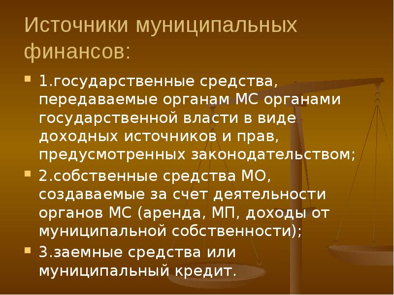 Источник муниципальной власти