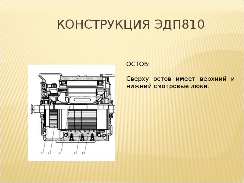 Тяговый электродвигатель эдп 810 чертеж