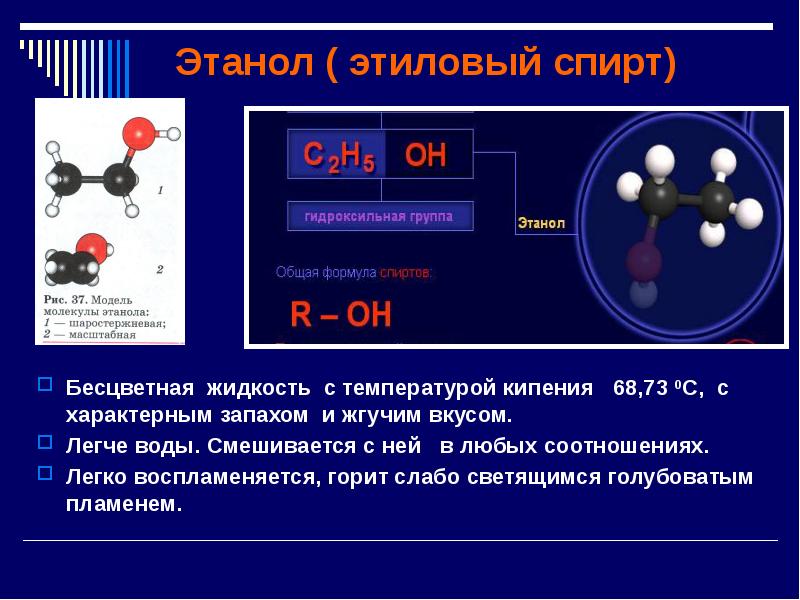 Презентация на тему метанол