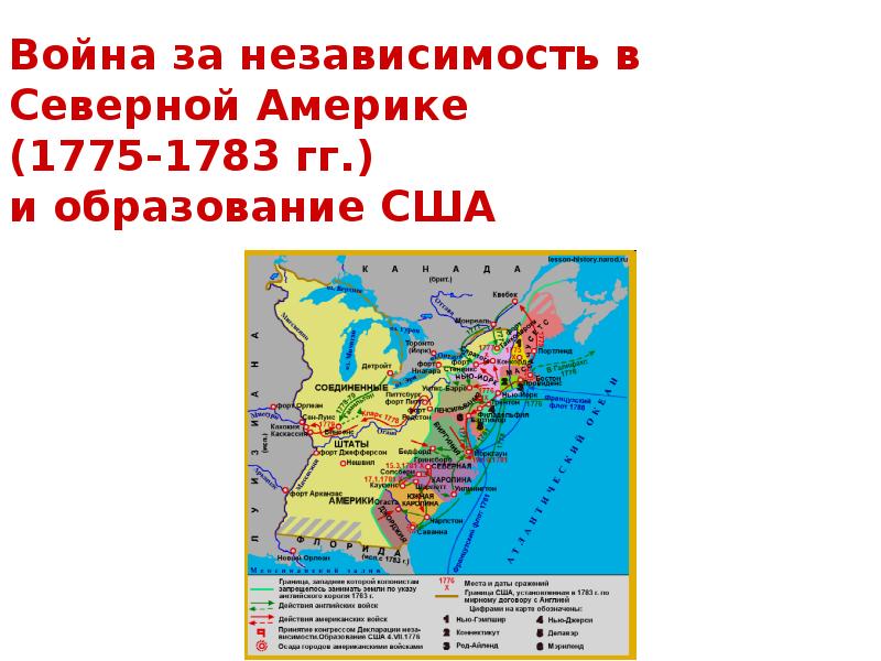 Британские колонии в северной америке презентация 8 класс загладин