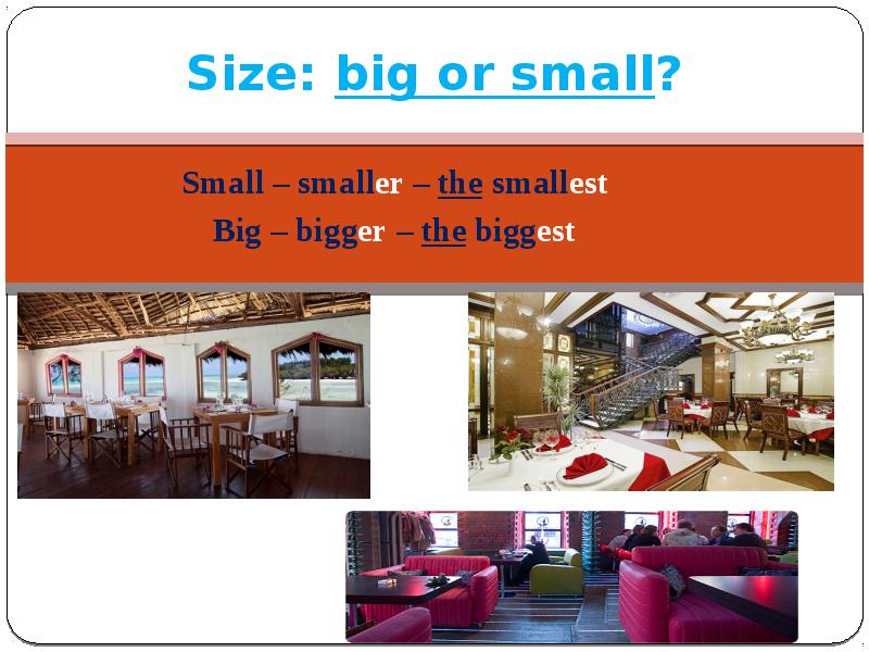 Small smaller the smallest better. Small smaller. Friday presentation.