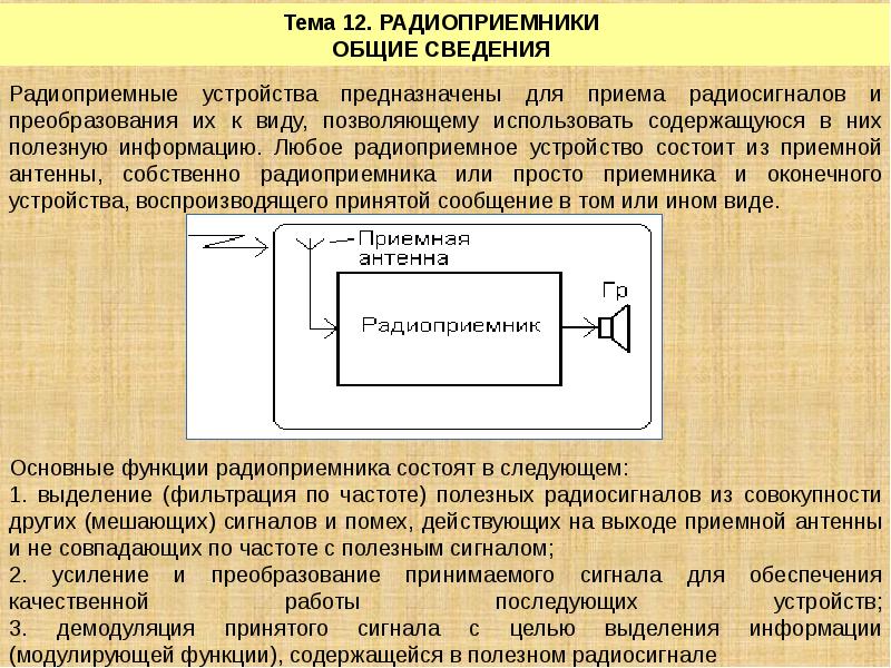 Радиопередающие устройства презентация