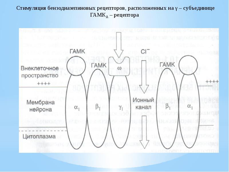 Механизм действия гамк схема