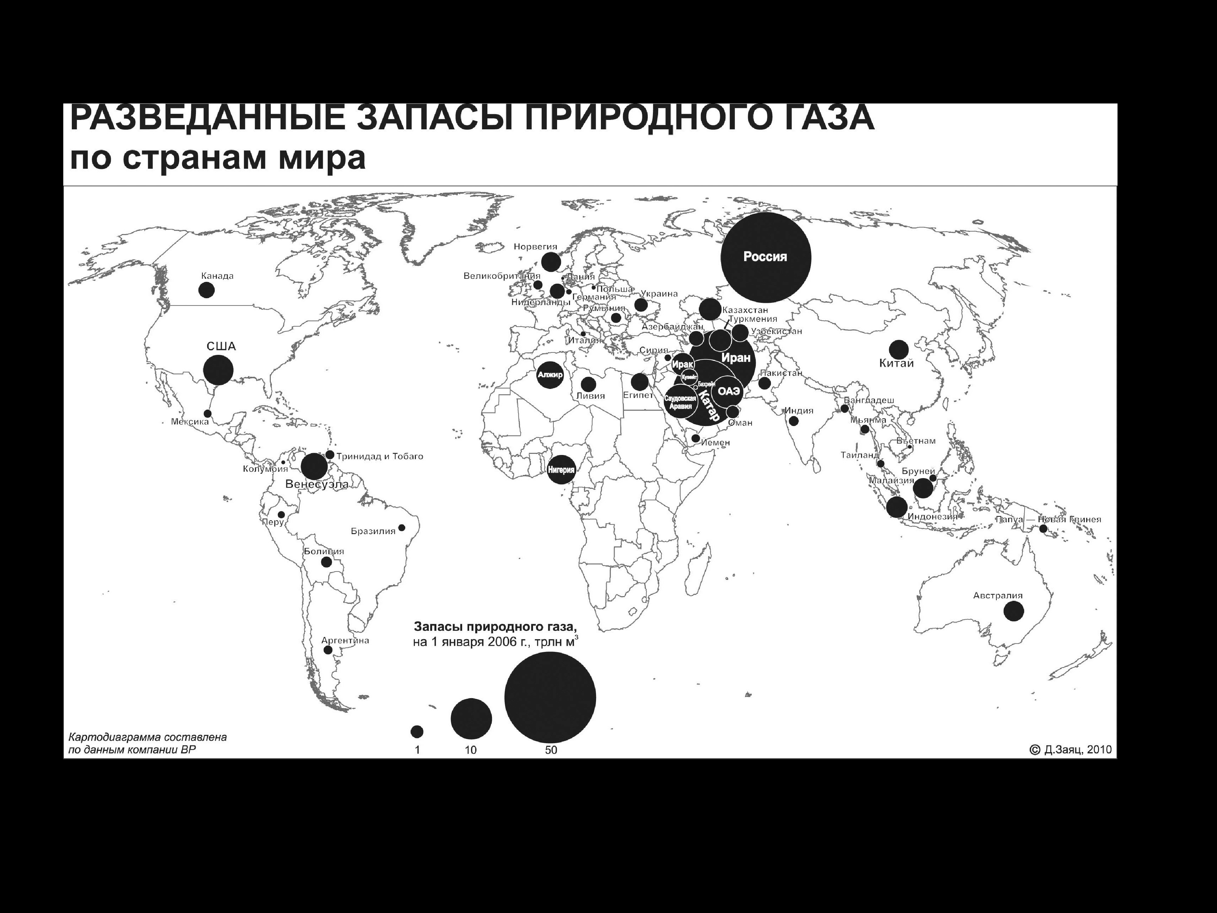 Страны по добыче минеральных ресурсов. Разведанные запасы газа в мире карта.