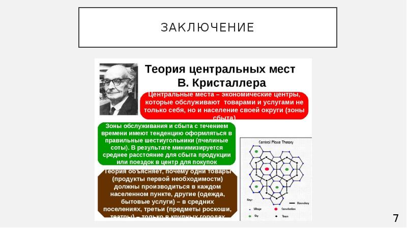 Теории размещения регионального производства презентация