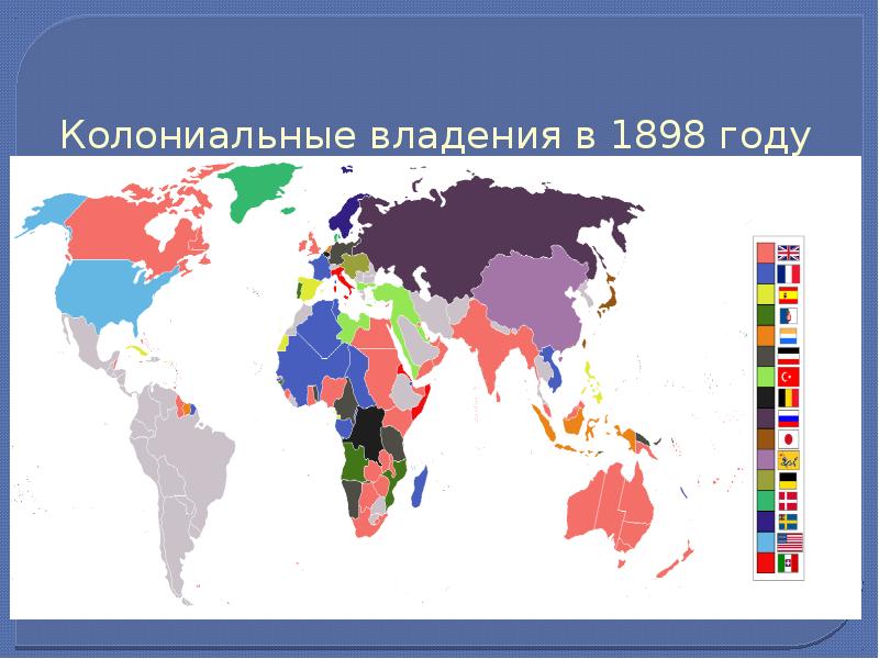 Колониальные державы 18 века. Колониальный раздел мира в конце 19 века. Колониальные владения. Карта колониальных владений. Завершение колониального раздела мира.