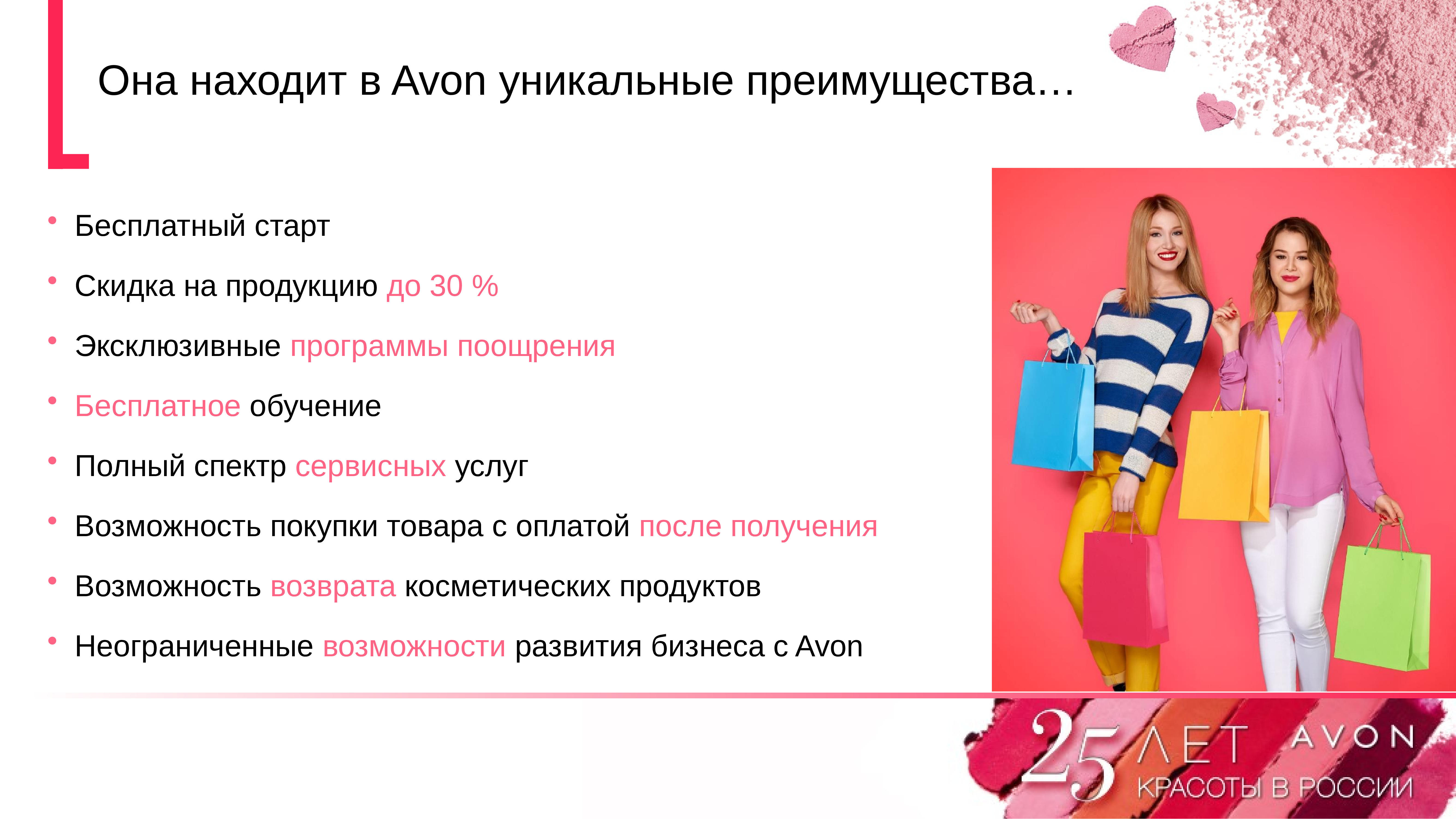 Avon презентация бизнеса