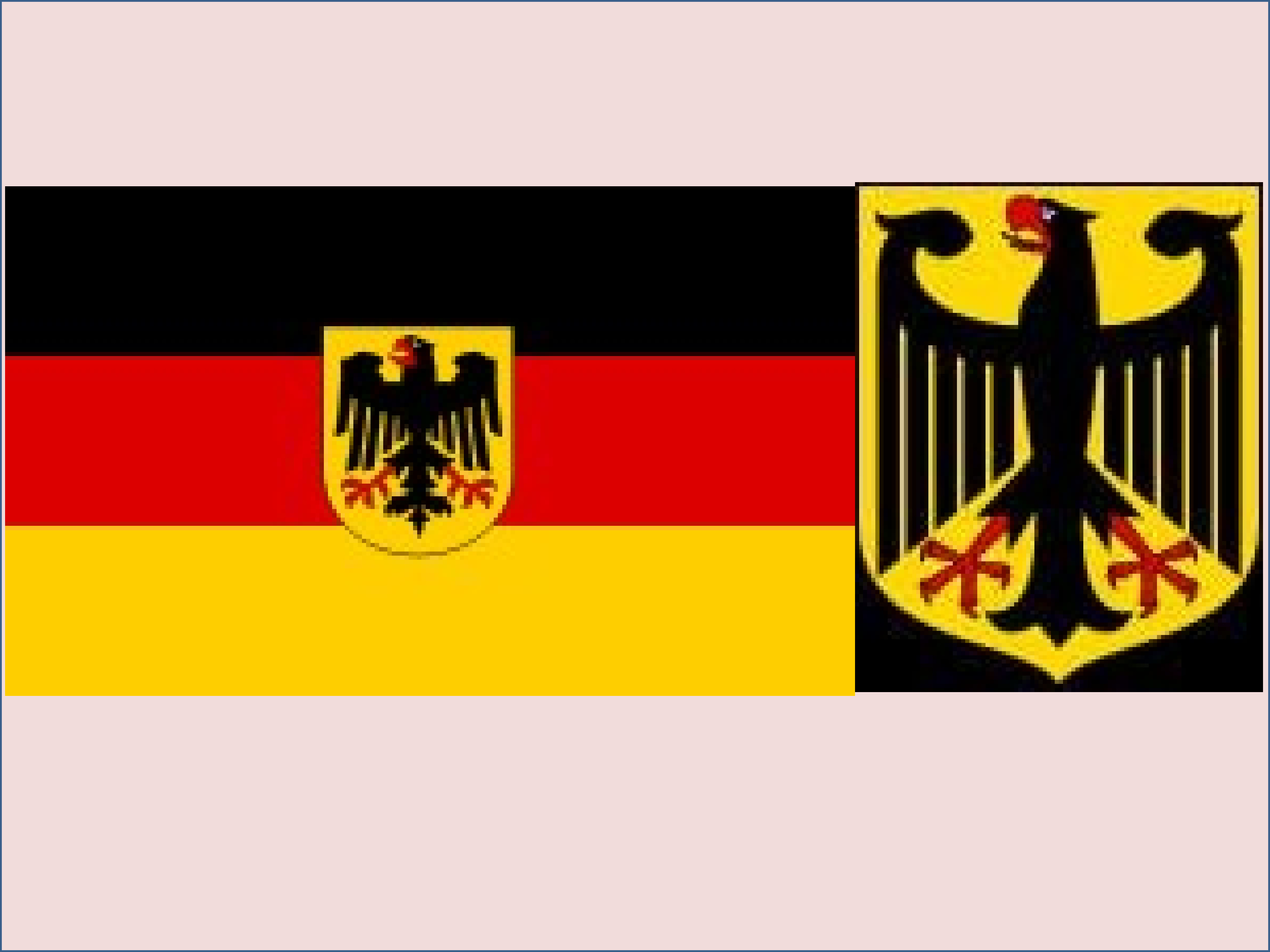 Флаг ФРГ И ГДР до 1989