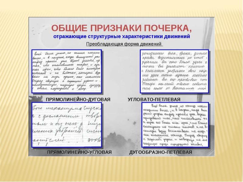 Требования предъявляемые к образцам почерка криминалистика