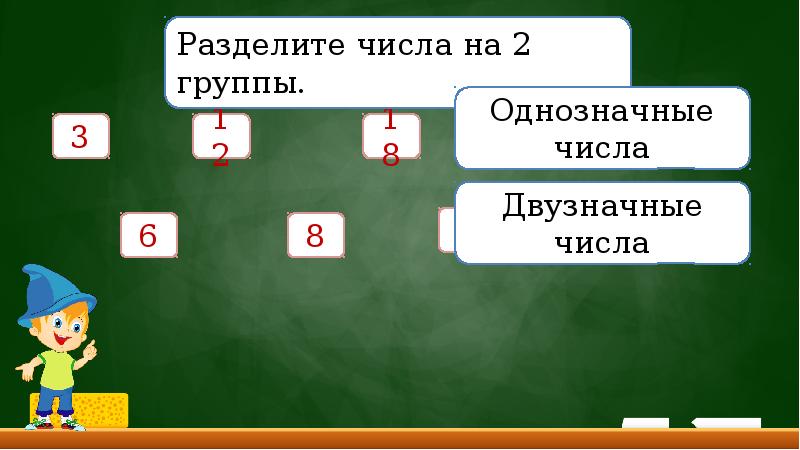 Уроки тут. Раздели числа на две группы. Двузначные числа поучительные уроки подготовительная. Поле разделённая на цифры.