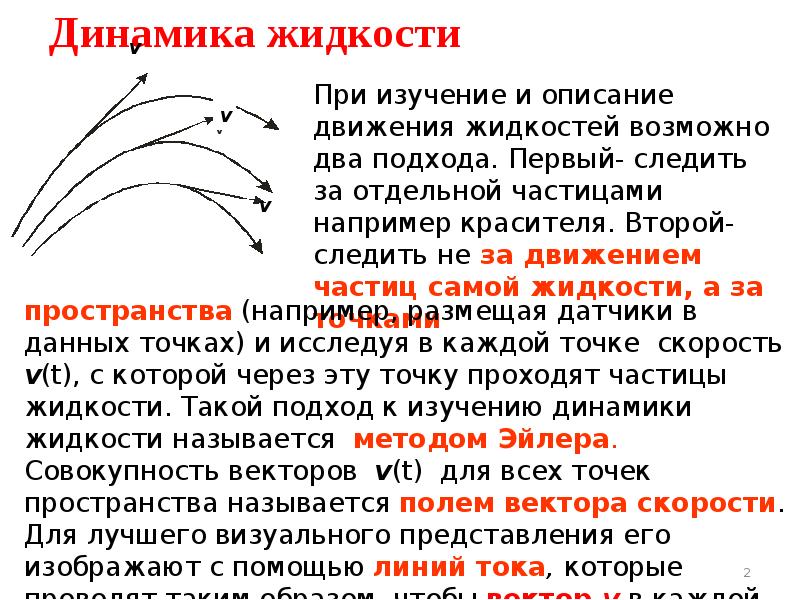 Несжимаемая жидкость. Динамика жидкости. Поле скорости несжимаемой жидкости. Внутри несжимаемая жидкости линии тока. Какая жидкость называется несжимаемой.