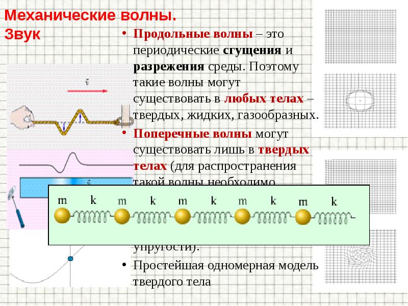 Звуковые волны механические волны. Механические волны. Механические волны в твердых телах. Продольные звуковые волны. Продольные механические волны.