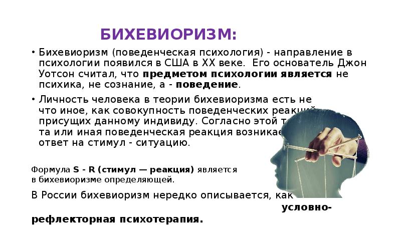 Поведенческая теория личности скиннер презентация