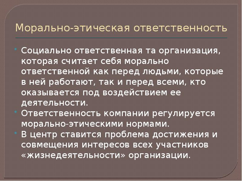 Этика и соц ответственность бизнеса план