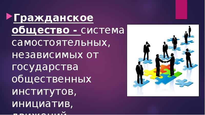 Институты гражданского общества в современной россии презентация