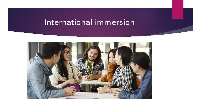 International immersion