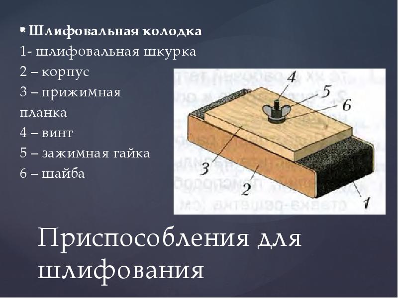 Зачистка поверхностей деталей из древесины 5 класс презентация