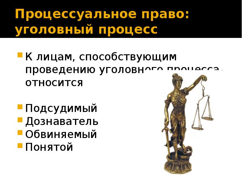 Уголовное процессуальное право презентация