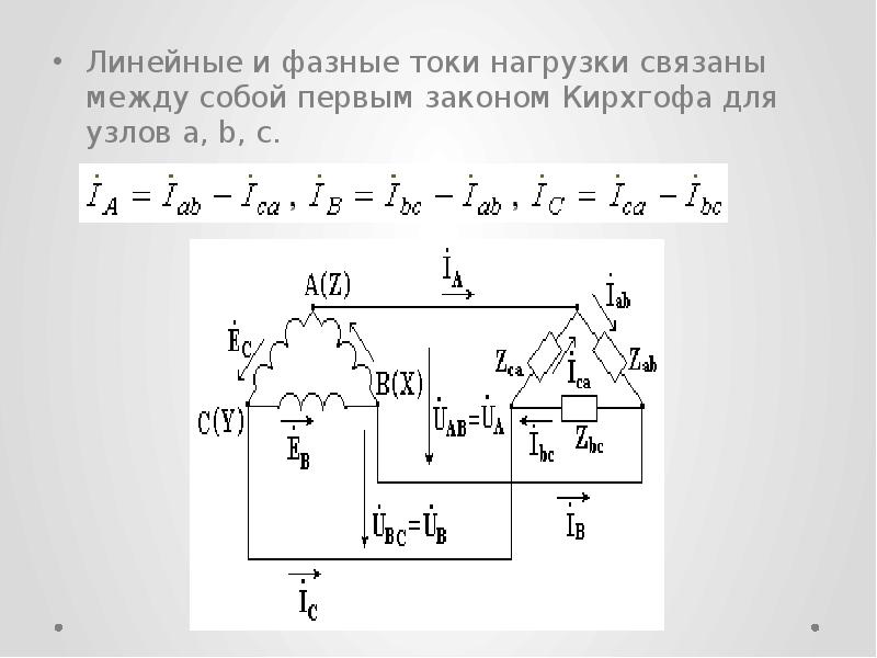 Трехфазный переменный ток презентация