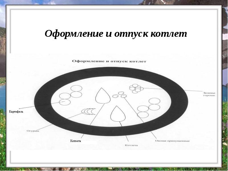 Оформление и отпуск котлет Оформление и отпуск котлет