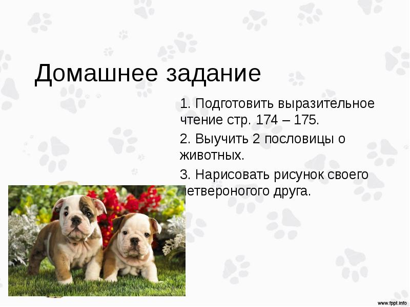 Урок бульдог по кличке дог 2 класс презентация