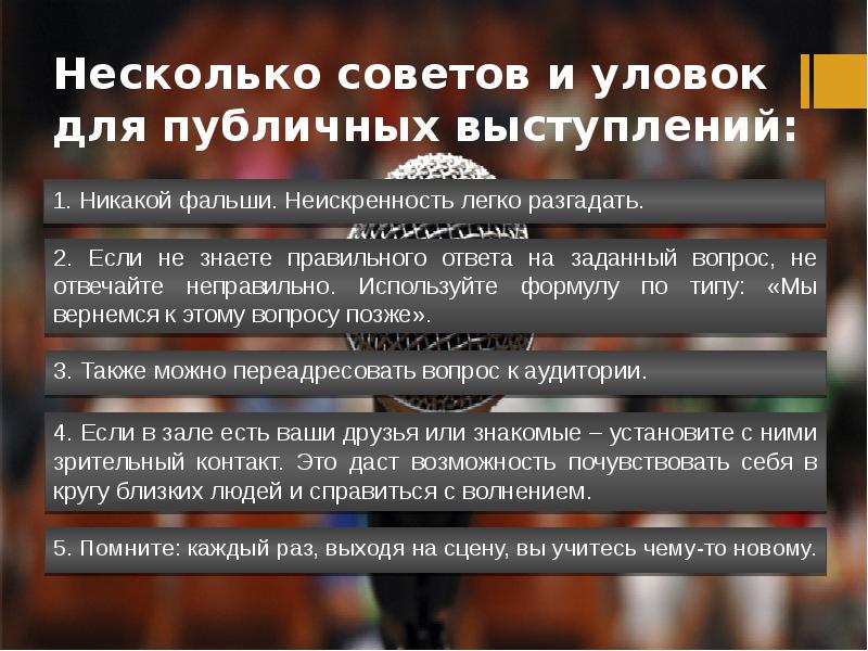 Страх публичного выступления проект