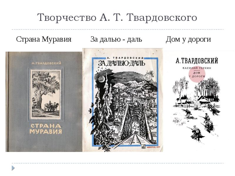 А твардовский презентация 7 класс