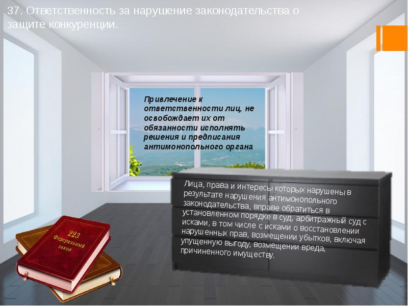 Ответственность за нарушение антимонопольного законодательства презентация