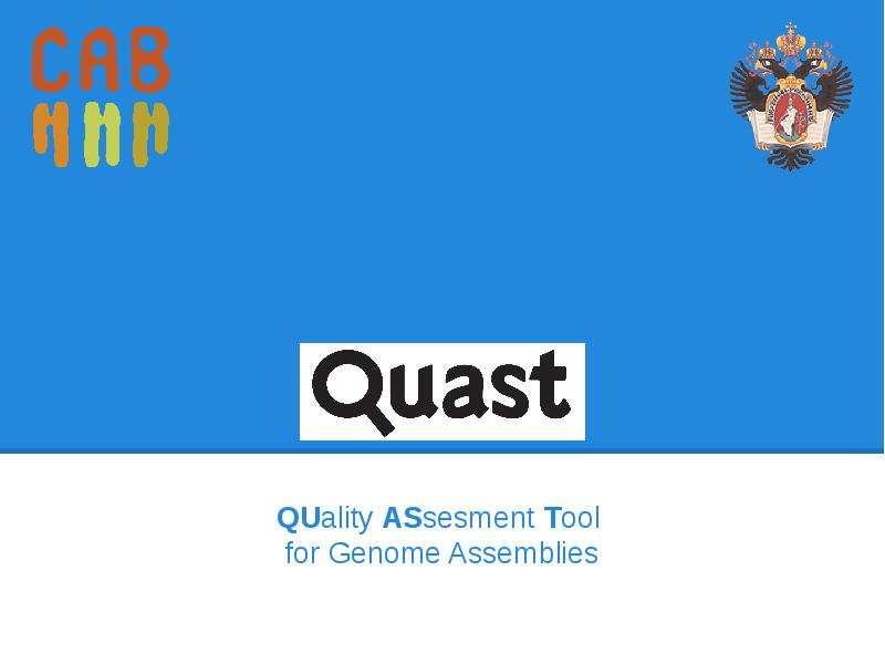QUality ASsesment Tool  for Genome Assemblies