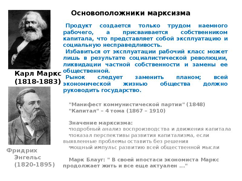 Развитие науки экономика. Основатели марксизма. Основоположники марксизма. Основоположник русского марксизма. Марксизм основные труды.