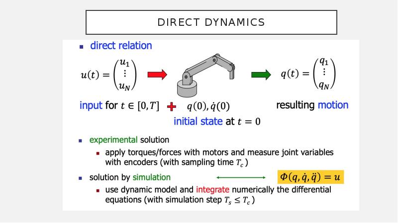 Dynamic analysis and forces