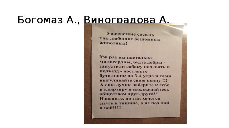 Богомаз А., Виноградова А.