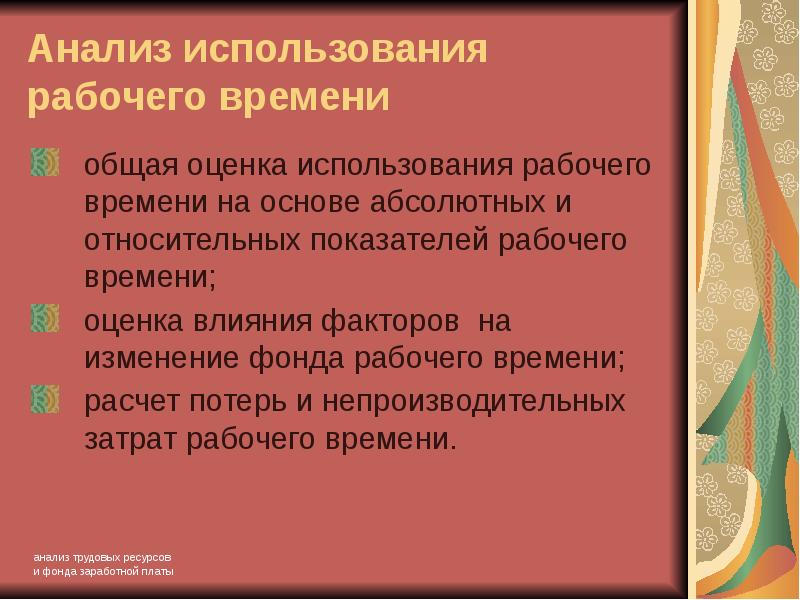 Абсолютная основа. Режимы рабочего времени схема.