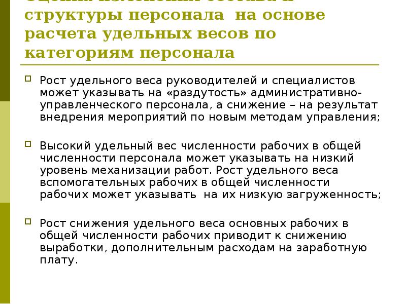 Анализ использования фонда заработной платы презентация