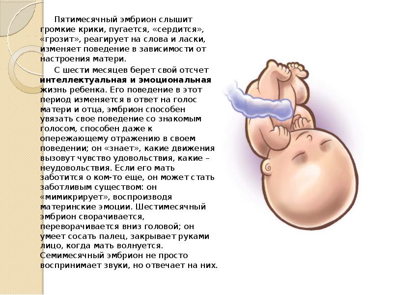 Пренатальное воспитание презентация