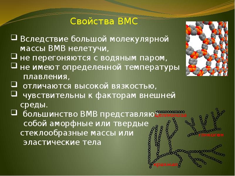 Высокомолекулярные синтетические соединения презентация