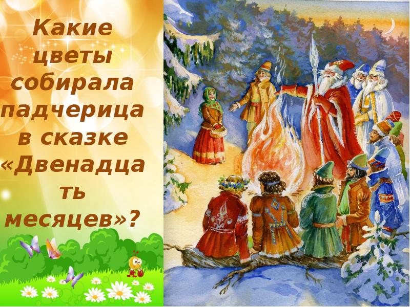 Слушать сказку 12 месяцев полностью. Этимология 12 месяцев.